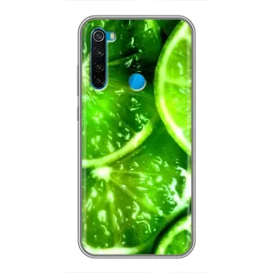 Чехол с изображением вкусной еды для Xiaomi Redmi Note 8 (Яркий ЛАЙМ)