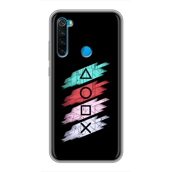 Чехол с рисунком «Значки Sony» для Xiaomi Redmi Note 8 Чехол с рисунком «Значки Sony» для Xiaomi Redmi Note 8