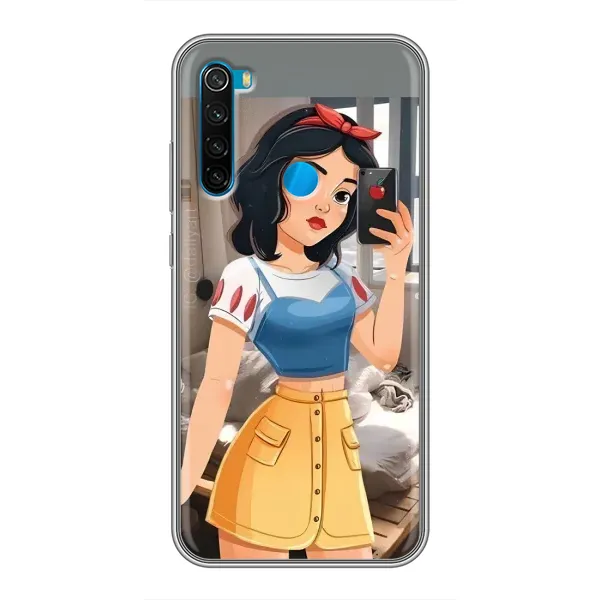 Чехол с рисунком «Белоснежка с телефоном» для Xiaomi Redmi Note 8
