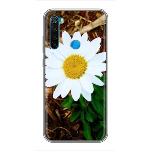 Чехол с ромашками на Xiaomi Redmi Note 8T (Белая ромашка)