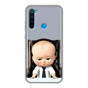 Мультяшный принт на Чехол для Редми нот 8 т (BOSS)