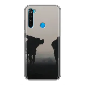 Чохли на військову тематику для Xiaomi Redmi Note 8T (Бій солдат)