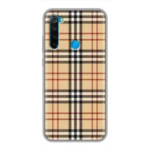 Чехол с Брендами одежды на Редми нот 8 т (Burberry стиль)