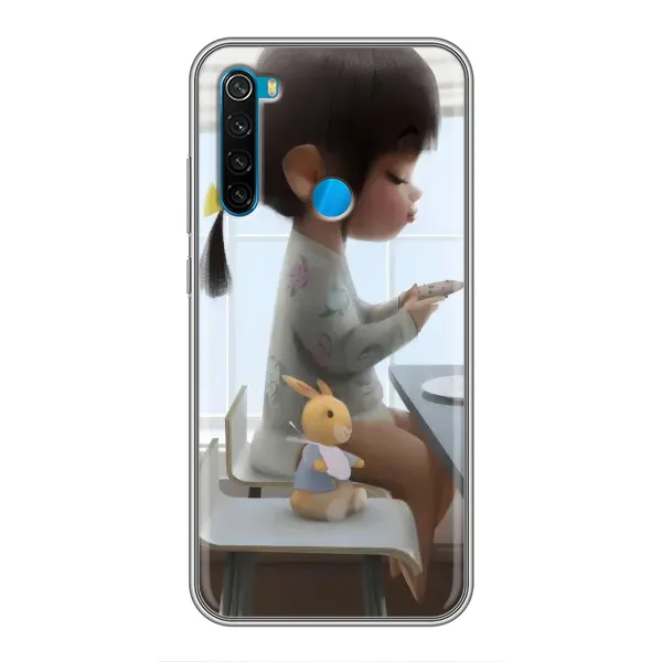 Чехол с рисунком «Девочка с игрушкой» для Xiaomi Redmi Note 8T Чехол с рисунком «Девочка с игрушкой» для Xiaomi Redmi Note 8T