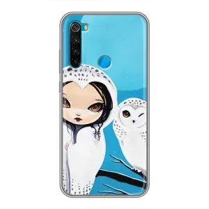 Чохли з принтом СОВИ для Xiaomi Redmi Note 8T (Дівчинка Сова)