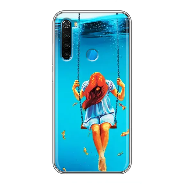 Чехол с рисунком «Девушка на качели» для Xiaomi Redmi Note 8T
