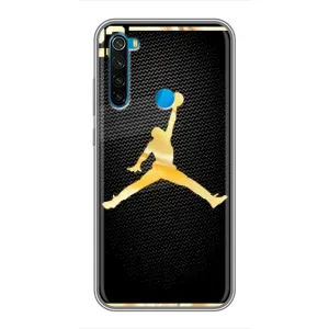 Силіконовый Чохол Nike Air Jordan на Редмі нот 8т (Джордан 23)