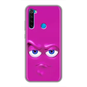 Силиконовые Чехлы (смешные стикеры) для Xiaomi Redmi Note 8T (Хитрая мордочка)