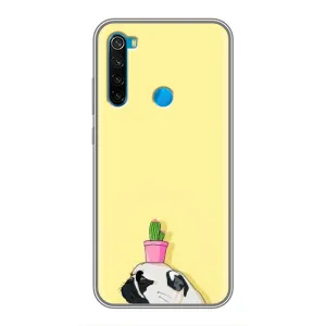 Бампер для Xiaomi Redmi Note 8T з картинкою "Песики" (Кактус на голові)