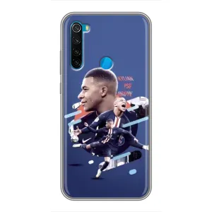 Чехол (TPU) с Футболистом на Xiaomi Redmi Note 8T (Килиан)
