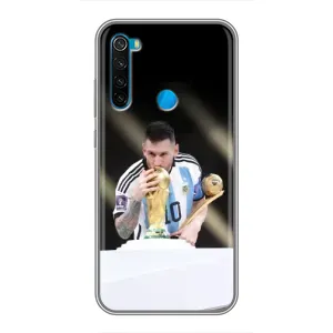 Чехлы Лео Месси Аргентина для Xiaomi Redmi Note 8T (Кубок Мира)