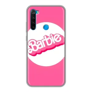 Силиконовый Чехол Барби Фильм на Xiaomi Redmi Note 8T (Лого Барби)