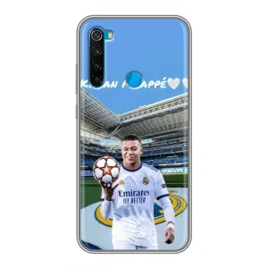 Чехол (TPU) с Футболистом на Xiaomi Redmi Note 8T (Mbappe Real)