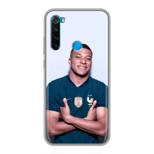 Чехол (TPU) с Футболистом на Xiaomi Redmi Note 8T (Мбаппешичка)