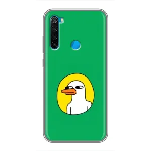 Бампер с принтом Мемы для Xiaomi Redmi Note 8T (Мем Утка)