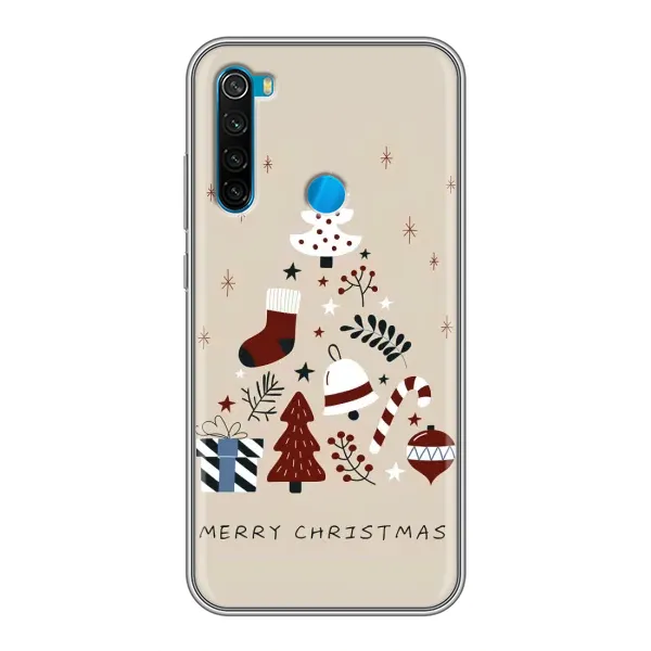 Чехол с рисунком «Merry Christmas» для Xiaomi Redmi Note 8T Чехол с рисунком «Merry Christmas» для Xiaomi Redmi Note 8T