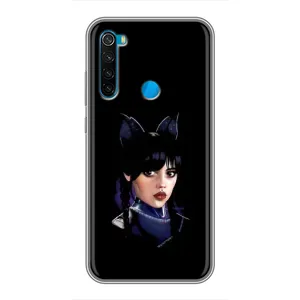 Чехлы с принтом Уэнсдей на Xiaomi Redmi Note 8T (Милая Уэнсдей)