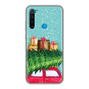 Чехол Новогодняя Елка на Xiaomi Redmi Note 8T (Новогодние подарки)