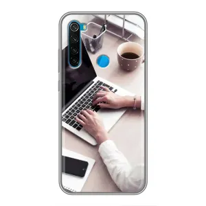 Силиконовый бампер (Работники) на Xiaomi Redmi Note 8T (Офисный работник)