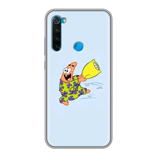 Чехол с рисунком «Патрик с подушкой» для Xiaomi Redmi Note 8T Чехол с рисунком «Патрик с подушкой» для Xiaomi Redmi Note 8T