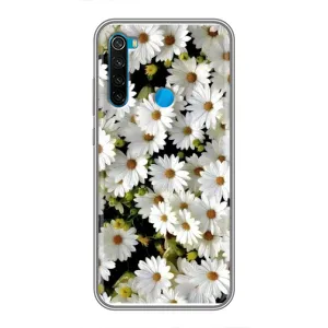 Чехол с ромашками на Xiaomi Redmi Note 8T (Рамка в ромашках)