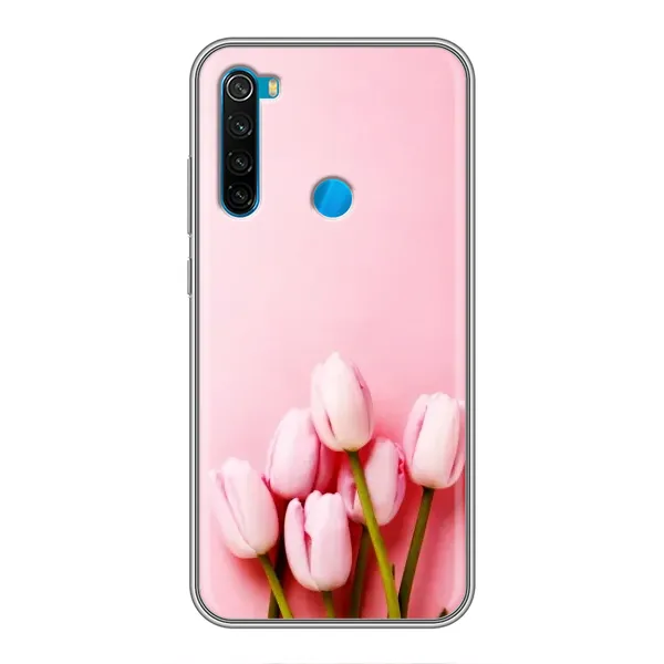 Чехол с рисунком «Розовые тюльпаны» для Xiaomi Redmi Note 8T Чехол с рисунком «Розовые тюльпаны» для Xiaomi Redmi Note 8T