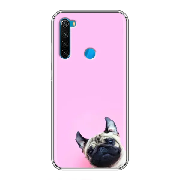 Чехол с рисунком «Собака на розовом» для Xiaomi Redmi Note 8T Чехол с рисунком «Собака на розовом» для Xiaomi Redmi Note 8T
