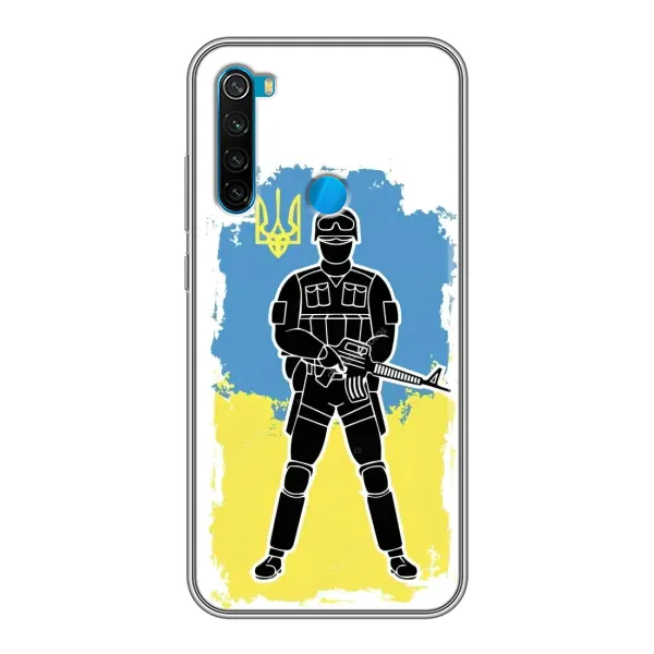 Чехол с рисунком «Солдат Украины» для Xiaomi Redmi Note 8T Чехол с рисунком «Солдат Украины» для Xiaomi Redmi Note 8T