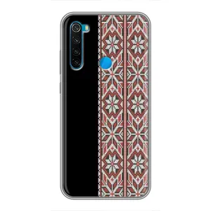 Силиконовый Чехол на Xiaomi Redmi Note 8T с картинкой Вышиванки (Стильная вишиванка)