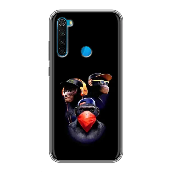 Чехол с рисунком «Три обезьяны» для Xiaomi Redmi Note 8T Чехол с рисунком «Три обезьяны» для Xiaomi Redmi Note 8T
