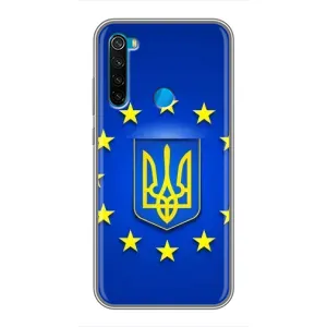 Чехол с Украинской символикой на Редми нот 8 т (Украина это Европа)