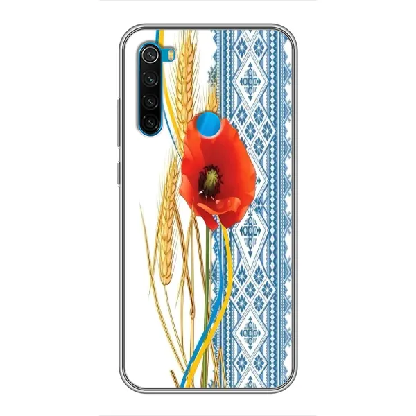 Чехол с рисунком «Вышиванка с цветком» для Xiaomi Redmi Note 8T Чехол с рисунком «Вышиванка с цветком» для Xiaomi Redmi Note 8T