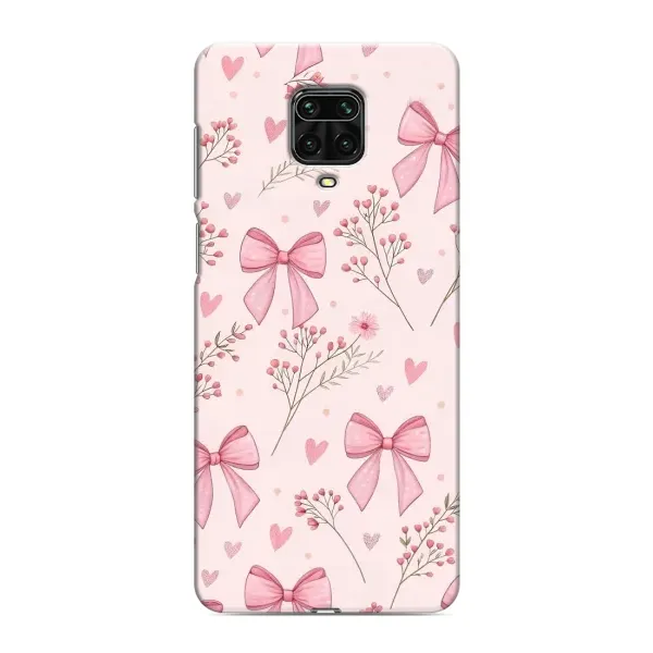 Чехол с рисунком «Банты с цветами» для Xiaomi Redmi Note 9 Pro Max Чехол с рисунком «Банты с цветами» для Xiaomi Redmi Note 9 Pro Max