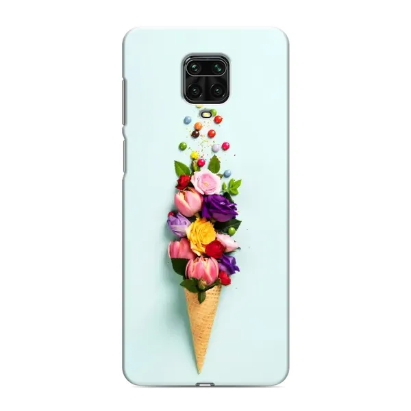 Чехол с рисунком «Цветок-мороженное» для Xiaomi Redmi Note 9 Pro Max Чехол с рисунком «Цветок-мороженное» для Xiaomi Redmi Note 9 Pro Max