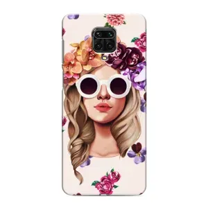 Чехол с картинкой Модные Девчонки Xiaomi Redmi Note 9 Pro Max (Девушка в очках)