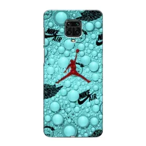Силіконовый Чохол Nike Air Jordan на Редмі Нот 9 про макс (Джордан Найк)