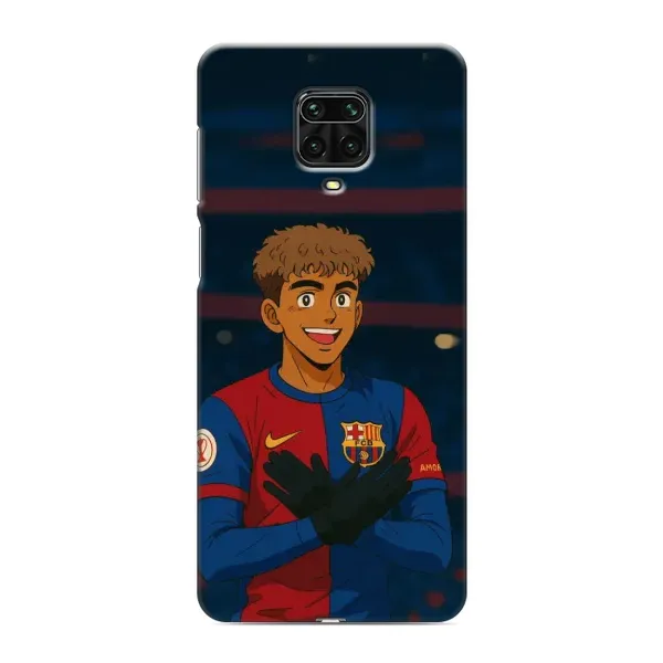 Чехол с рисунком «Футболист Ямаль» для Xiaomi Redmi Note 9 Pro Max Чехол с рисунком «Футболист Ямаль» для Xiaomi Redmi Note 9 Pro Max