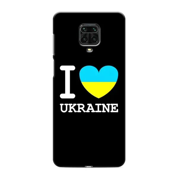 Чехол с рисунком «I Love Ukraine» для Xiaomi Redmi Note 9 Pro Max Чехол с рисунком «I Love Ukraine» для Xiaomi Redmi Note 9 Pro Max