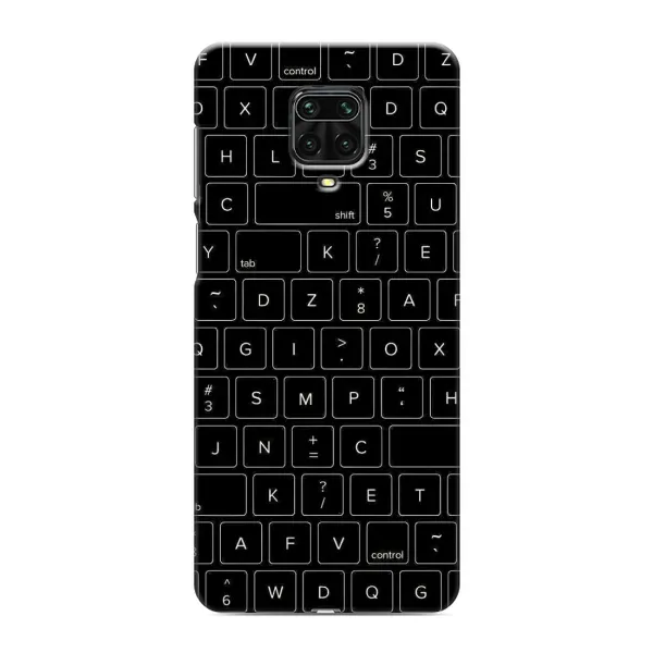 Чехол с рисунком «Клавиатура» для Xiaomi Redmi Note 9 Pro Max Чехол с рисунком «Клавиатура» для Xiaomi Redmi Note 9 Pro Max