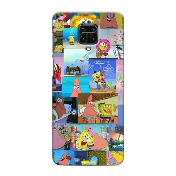 Чехол с рисунком «Комиксы Спанч Боб» для Xiaomi Redmi Note 9 Pro Max Чехол с рисунком «Комиксы Спанч Боб» для Xiaomi Redmi Note 9 Pro Max