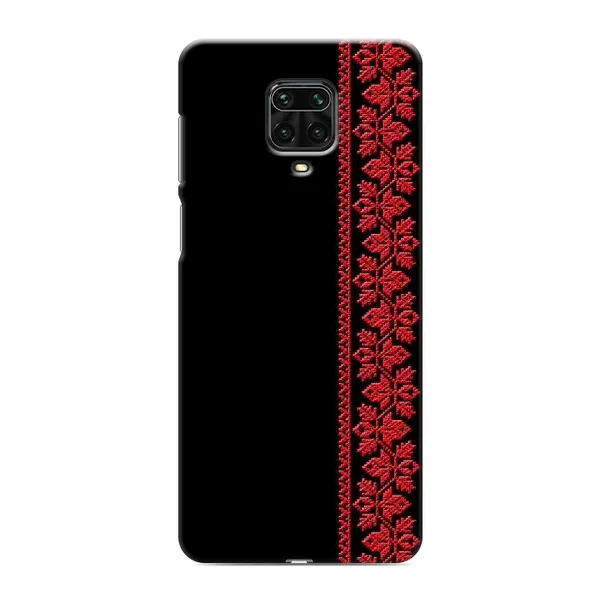 Чехол с рисунком «Красная Вышиванка» для Xiaomi Redmi Note 9 Pro Max Чехол с рисунком «Красная Вышиванка» для Xiaomi Redmi Note 9 Pro Max