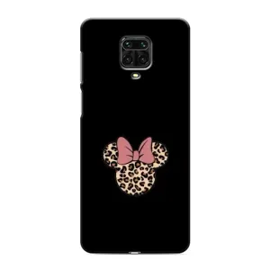 Чехол с леопардовым принтом на Xiaomi Redmi Note 9 Pro Max (Леопардовая Минни)