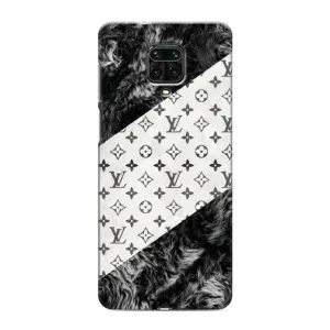 Чохол Стиль Louis Vuitton на Xiaomi Redmi Note 9 Pro Max (LV на білому)