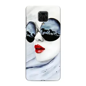 Чехол с картинкой Модные Девчонки Xiaomi Redmi Note 9 Pro Max (Любительница коней)