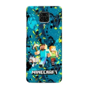 Чохли для Xiaomi Redmi Note 9 Pro Max (Персонажі МайнКрафт) (Майнкрафт)