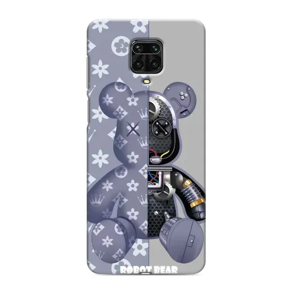 Чехол с рисунком «Медведь Louis Vuitton» для Xiaomi Redmi Note 9 Pro Max