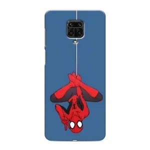 Чохол Супергерой Людина Павук на Xiaomi Redmi Note 9 Pro Max (На павутині)