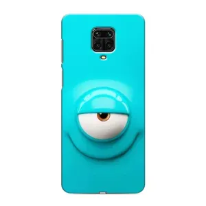 Силиконовые Чехлы (смешные стикеры) для Xiaomi Redmi Note 9 Pro Max (Одноглазик)
