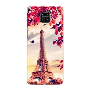 Чехол с Эйфелевой башней на Xiaomi Redmi Note 9 Pro Max (Paris photo)