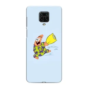 Чохли з Патріком на Xiaomi Redmi Note 9 Pro Max (Патрік із подушкою)